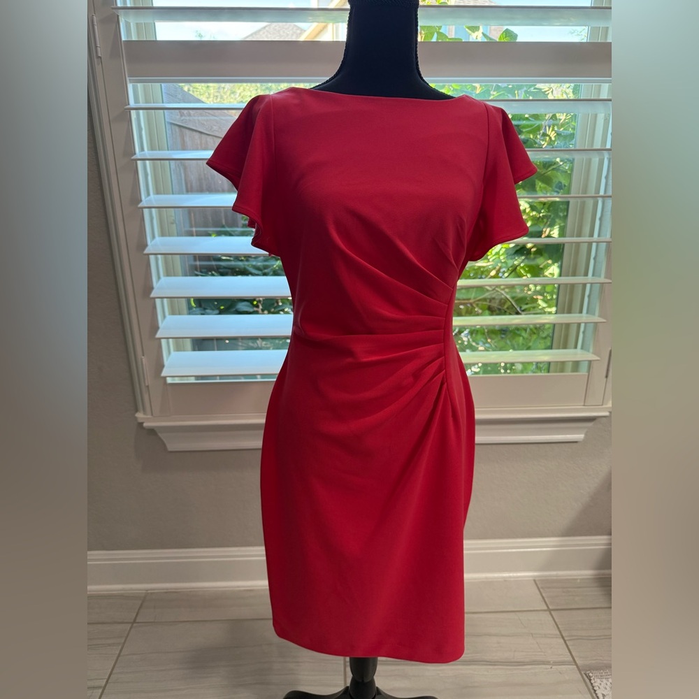 DKNY Chic Pink Midi Dress